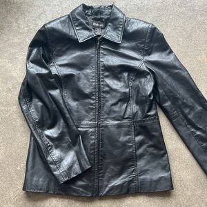 vintage leather jacket